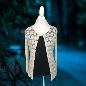 Handmade Ivory Sweater Sz S